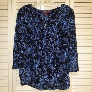 Gloria Vanderbilt Floral Top